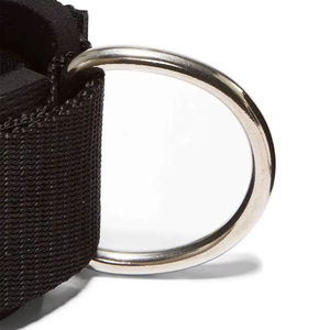 Sangle de cheville double anneau en D pour machine à câble, entraînement de gym, rembourrée en néoprène, réglable, accessoire de fitness pour l'entraînement des jambes, pour femmes - Product Image 2