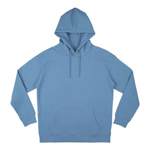 Sudadera con capucha de lujo para hombre, mezcla de seda y algodón de alta calidad, tacto suave, informal, con bolsillo frontal, para otoño. - Product Image 5