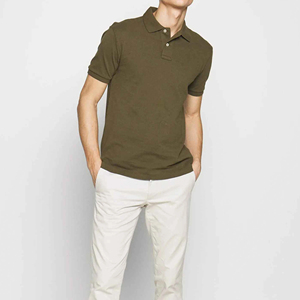 Chemise décontractée brodée sur mesure pour homme, respirante, anti-humidité, pour le golf ou l'uniforme de bureau, 100 % coton, fabrication OEM - Product Image 2