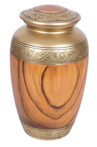 AB COLLECTIONS Urna Funeraria de Aluminio Estilo Americano, Acabado Natural, Diseños Personalizables, Capacidad de 220 Pulgadas Cúbicas, 1 Año de Garantía - Product Image 2