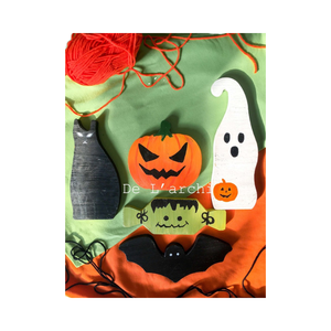 Delarchi <b>Halloween</b> Wood Frames <b>Decorations</b> Spooky & Festive <b>Halloween</b> <b>Decor</b> for Home Party & More - Product Image 1