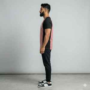 Camiseta al por mayor de 250 g/m² de alta calidad Pro Club, 100% algodón grueso, en blanco, para estampado en relieve, estilo boxy y corto para hombre - Product Image 2