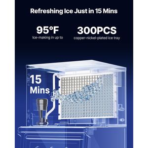 Macchina Professionale per Ghiaccio in Acciaio Inox, Produzione 450 kg/Giorno, Autopulente, Programma di Produzione Ghiaccio Regolabile - Product Image 2