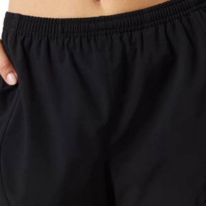 Custom <b>Women's</b> Black Memory Nylon <b>Shorts</b> Elastic Waist Slash Pockets Curved Hem Loose Fit Casual Summer <b>Shorts</b> Wholesale Apparel - Product Image 6