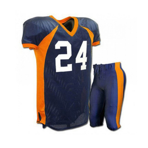 Tenue de football américain directement de l'usine, maillot personnalisé avec logo et pantalon rembourré de compression - Product Image 1