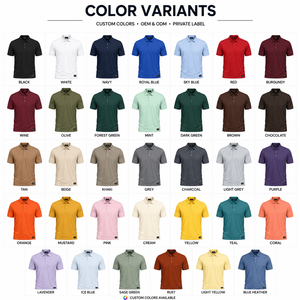 Polo de golf personnalisé pour homme, respirant, anti-humidité, performance sportive, OEM ODM, marque privée, vente en gros, vêtements de golf pour homme - Product Image 5