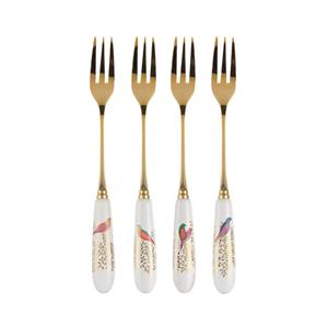 Juego de Cubiertos de Acero Inoxidable de Alta Calidad con Diseño Premium, Cuchillo y Cuchara con Acabado Espejo Sostenible, Mango de Madera, Estilo Moderno - Product Image 3