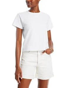T-shirt à col rond et manches courtes pour femme, coupe ample, léger et respirant, idéal pour l'été - Product Image 3