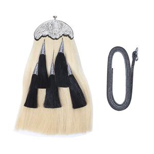 Bolsa de Piel Auténtica con Pelo de Caballo, Espuelas Tradicionales para Kilt, Accesorios con Materiales de Alta Calidad, Cinturones - Product Image 4