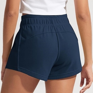 Wholesale Custom Breathable Fleece Board Shorts Streetwear 100% Cotton High Quality Quick Dry Eco-Friendly Mid Waist Gym <b>Pattern</b> - Product Image 2