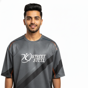 Camiseta de Hombre Casual, Corte Regular, Sublimada, Poliéster/Algodón, Moda Urbana, Anti-UV, Secado Rápido - Product Image 1