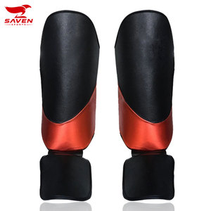 Wholesale Elastic Shin Instep Guard for Martial Arts Padded Shin in <b>Step</b> Karate <b>Protector</b> Made of Durable Rubber PU Material - Product Image 4
