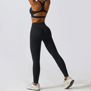 Women's Athletic Wear Set High Stretch Seamless Yoga <b>Clothing</b> OEM ODM Factory Wholesale Manufacturer - Product Image 1