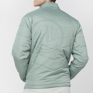 Men Casual Puffer Jacket Front Logo Winter Comfort Breathable <b>Coat</b> - Product Image 2
