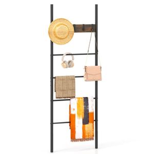 Portasciugamani Decorativo da Parete con 5 Ganci Rimovibili - Product Image 5