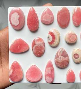 MAHNAJ GEMS Natural Rhodochrosite A One Quality 100% Natural Rhodochrosite Cabochon Loose Gemstone For Making Jewelry JAIPUR - Product Image 4
