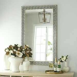 Traditional Indian Handmade Rectangular Antique Black <b>Wall</b> <b>Mirror</b> Frame for Bathroom Use from india by arif handicrafts - Product Image 6