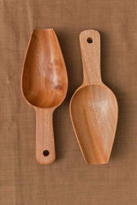 Espátula de Cocina Hecha a Mano de Madera de Neem – Espátula de Mango Largo 100% Natural y Ecológica para Remover, Saltear y Preparar Alimentos - Product Image 5