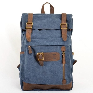 Bolso Bandolera de Negocios para Hombre, Uso Diario, Tela Vaquera, Ligero, Resistente, de Alta Calidad, Estilo Vintage, Poliéster - Product Image 1
