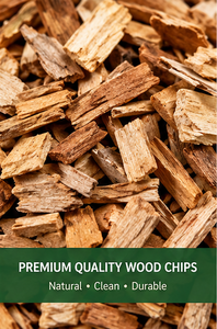 QUALCOSA Copeaux de bois naturels pour aménagement paysager, paillis pour bases d'arbres, allées, couverture du sol, matériau écologique, teignable, réglable - Product Image 5