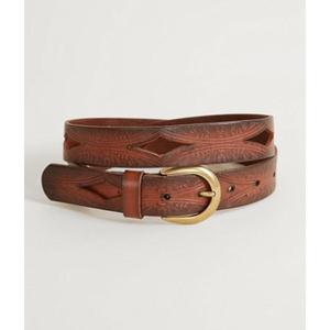 Cinturón de Cuero Genuino Estilo Retro con Hebilla Metálica, Diseños Personalizables OEM ODM y Cinturones Vintage Duraderos Hechos a Mano para Hombre - Product Image 3