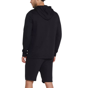 Conjunto Deportivo Casual para Hombre, Sudadera con Capucha y Cierre de Cremallera, 100% Algodón Francés, 220g, Secado Rápido, Pantalones Cortos hasta la Rodilla - Product Image 4