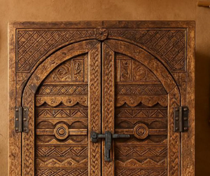 Meubles de haute qualité, armoires de salon en bois massif, armoires de style rotin avec boîtes de rangement et tiroirs de rangement, décorations pour la maison - Product Image 3