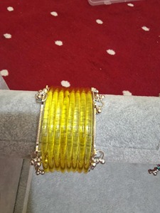 Bracelets tendance en verre gelée pour femmes, élégants et empilables, accessoires de poignet pour dames, bijoux modernes - Product Image 2