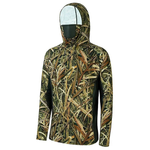 Sweat à capuche de chasse sportif surdimensionné pour homme - Imperméable et à séchage rapide, respirant, en polyester/coton écologique - Product Image 3