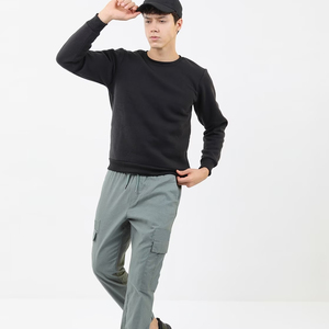 Sweat à capuche unisexe personnalisé avec logo imprimé en sérigraphie, 100% coton molletonné, col rond, couleur unie, pour homme, saison hivernale - Product Image 2
