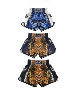 Shorts de boxe Muay Thai ajustés, légers et respirants pour l'entraînement sportif - Product Image 4