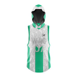 Custom Designed <b>Men's</b> Sleeveless 7on7 Flag Football Jerseys Heat Transfer Printing 100% Polyester Quick Dry 7v7 Uniforms - Product Image 5