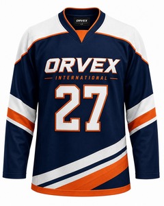 Nouveau style OEM, maillot de hockey sur glace en maille polyester personnalisé pour joueurs professionnels, maillot de hockey sur glace sur mesure pour hommes - Product Image 1