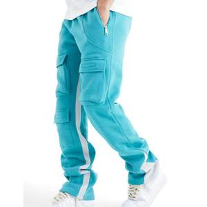 Pantalones Jogger Personalizados de Pierna Recta de 400 GSM para Hombre, Pantalones Jogger Holgados con Corte Acampanado, Muestra Gratuita, Pantalones Jogger para Hombre, Pantalones Stacked - Product Image 1