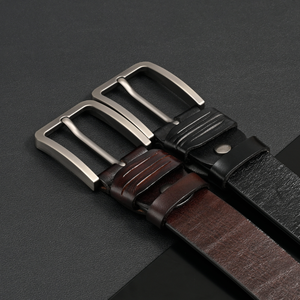 Cinturón de Cuero Genuino de Primera Calidad para Hombre, Diseño de Lujo, Estilo Ejecutivo, Personalizado, Venta al Por Mayor - Product Image 6