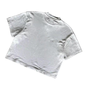 Casual Men's Boxy Cropped t Shirt Custom Plus Size Men's <b>Plain</b> <b>White</b> T-shirt Summer Heavyweight Drop Shoulder <b>Tee</b> Shirt - Product Image 2
