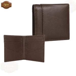 Portefeuille pliable en cuir Signature |   Portefeuille bifold en cuir véritable pour homme de qualité supérieure, fournisseur en gros OEM ODM - Product Image 3
