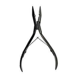Pinzas para Extensiones de Cabello ZARNAB SURGICAL ZS-AI-HEP-004 con Logotipo Personalizado, Herramientas Curvas de Acero Inoxidable Negro y Dorado para Presionar Microperlas - Product Image 6