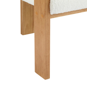 Chaises de salle à manger modernes en teck massif de haute qualité avec finition naturelle et rembourrage pour l'ameublement de la maison - Product Image 5