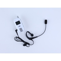 Interphone sans fil robuste et compact pour l'extérieur, avec conception portable, simplicité industrielle et fonctionnalités de transmission, idéal pour les applications utilitaires et les casques.