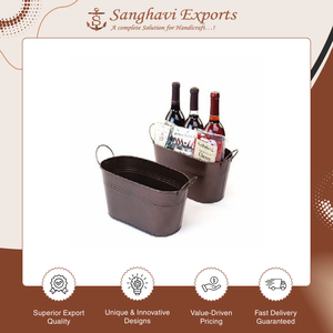 Baignoire ovale galvanisée de qualité exceptionnelle, parmi les plus vendues |   Jardinière décorative, pot à fleurs et rangement pour les acheteurs en gros - Product Image 3