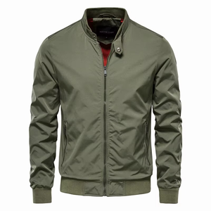 OEM Men's Bomber Jacket With Custom Logo Streetwear Zip-Up Baseball Fashion Coats Bra Style Plus Size Activewear Manufacturer - Product Image 2