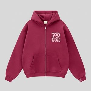 <b>Men's</b> <b>Burgundy</b> Pullover <b>Hoodie</b> Plus Size Fleece Sweatshirt Front Letter Print Graphic Unlined Winter Top - Product Image 3