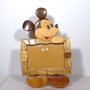 Cadre photo mural en bois fait main personnalisé Donald Duck, prix abordable, affichage vintage - Product Image 1