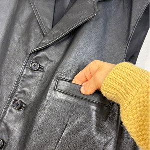 Gilet en similicuir de haute qualité pour homme, grande taille, noir, vente en gros, gilet rétro gothique 2026 - Product Image 5