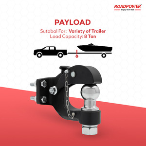 ROADPOWER (RP-HTSPC-BK-BG) Attelage robuste noir pour Toyota Land Cruiser, crochet de remorquage avec boule de 2 pouces et polyvalence de remorquage - Product Image 2