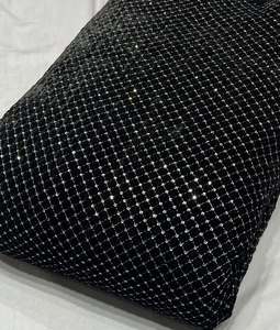 Luxury Velvet Embroidery <b>Fabric</b> With Sequin Beads Designer Soft Velvet Textile For Women Dress And Dubai Fashion Export Quality - Product Image 4
