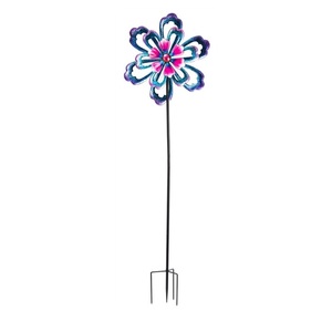 Nouvel Arrivage : Éolienne Métallique Décorative d'Extérieur avec Piquet pour Jardin et Cour, Taille et Forme Personnalisables - Product Image 2