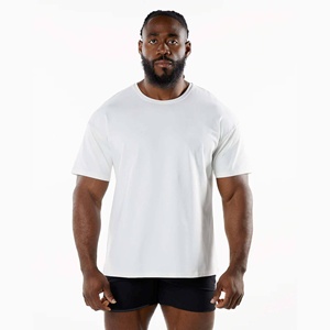 Camisetas holgadas de algodón 100% para hombre, estilo urbano, transpirables, de secado rápido, para verano, nuevas. - Product Image 1