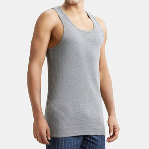 Camiseta sin mangas de algodón para hombre, uso diario informal, camiseta sin mangas lisa, camiseta sin mangas ligera para hombre - Product Image 2